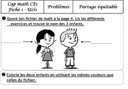 CE1 exercices de math