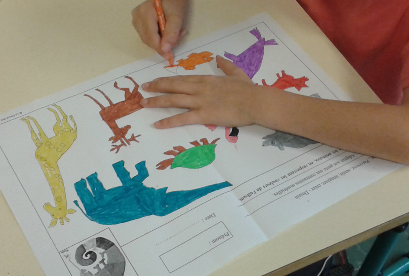 Le caméléon méli-mélo (Eric Carle) ♦ Les ressources GS / CP ~ La Classe