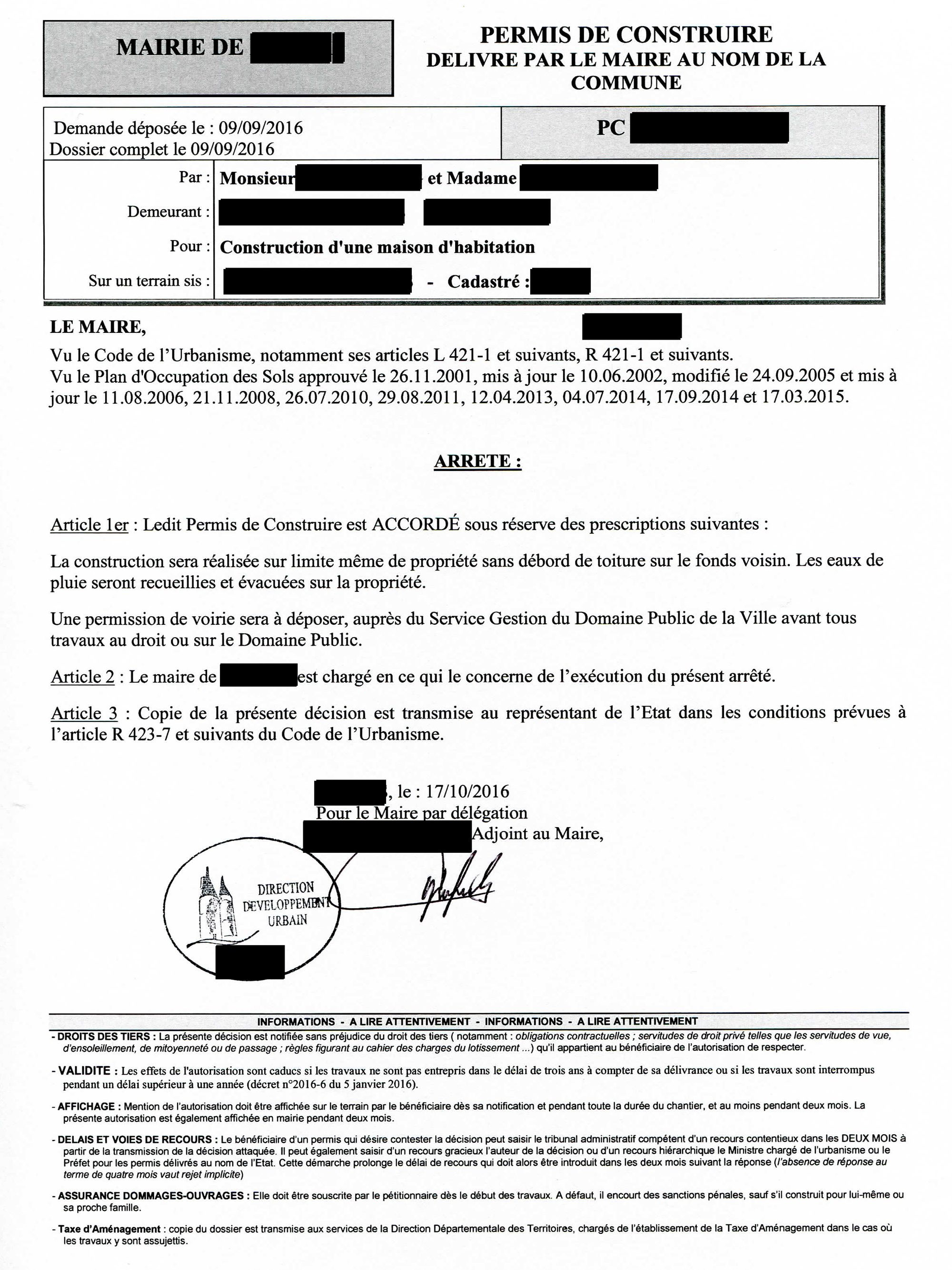 Le permis de construire est accordé Nothrim