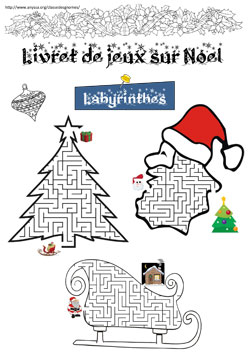 Le livret de jeux de Noël La Classe des gnomes le livret de jeux de noel