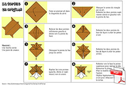 Origami - la tortue