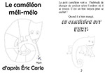 Le caméléon méli-mélo - petit livre GS
