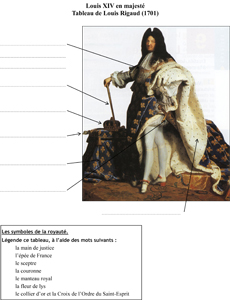 Louis XIV - tableau de Rigaud