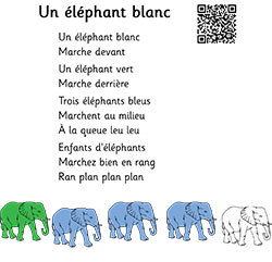 Poème Un éléphant blanc